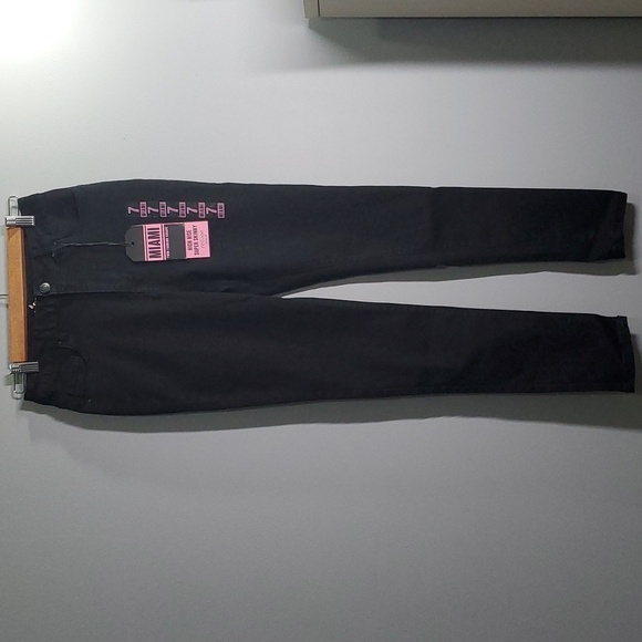 Refuge size 7 Miami black jeans high rise super skinny hi-rise - Picture 1 of 14